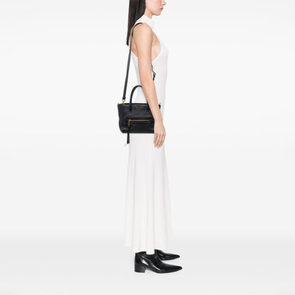 Miu Miu Goatskin Madras Front Pocket Satchel