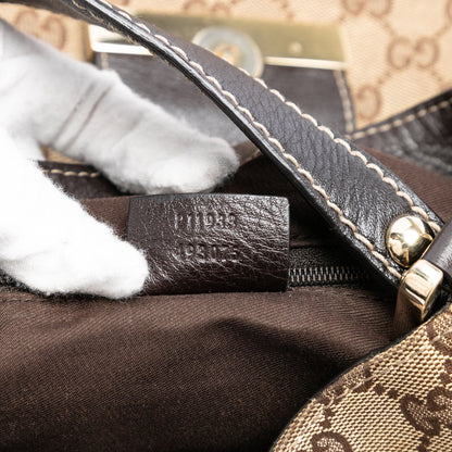 Gucci Large GG Canvas Web New Ladies Hobo
