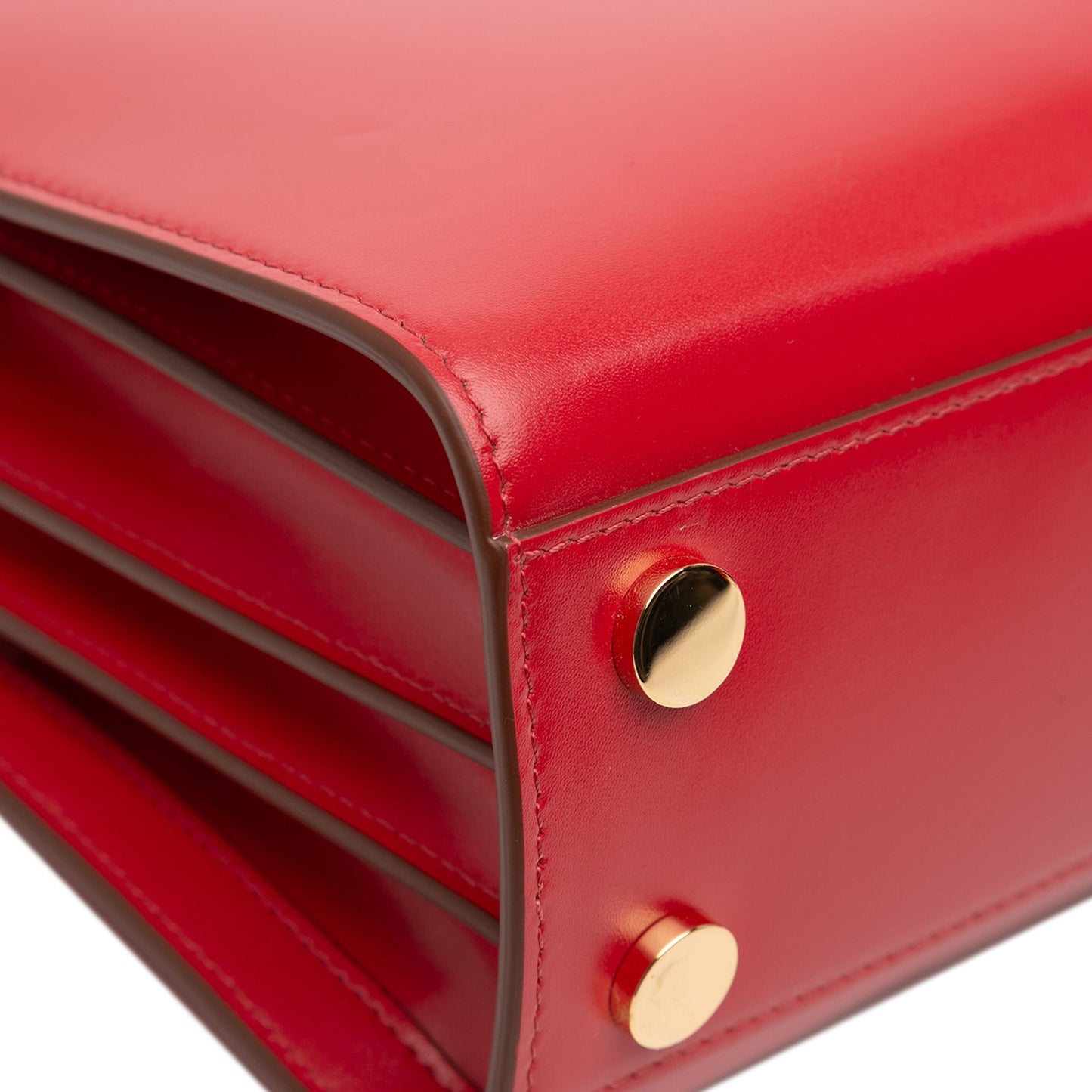 Marni Leather Trunk Reverse Crossbody