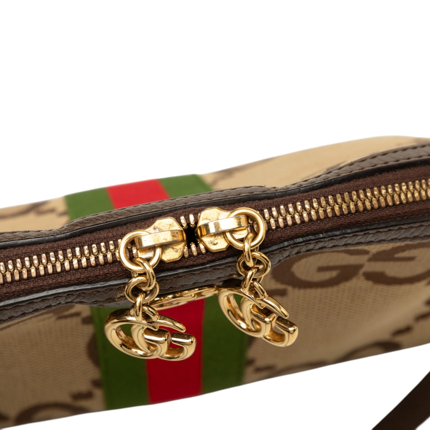 Gucci Small Jumbo GG Canvas Web Ophidia Dome Crossbody