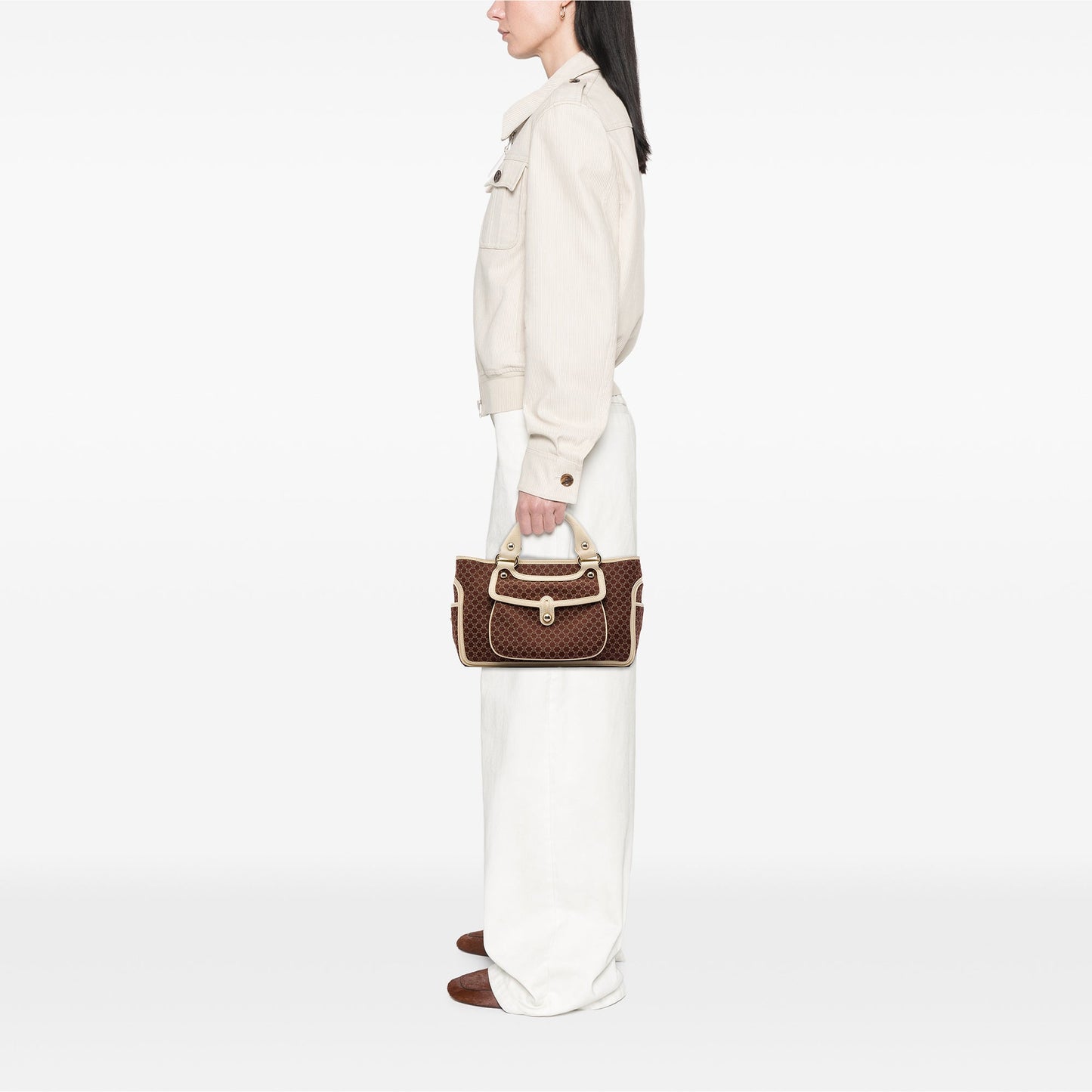 Celine Macadam Canvas Boogie Handbag