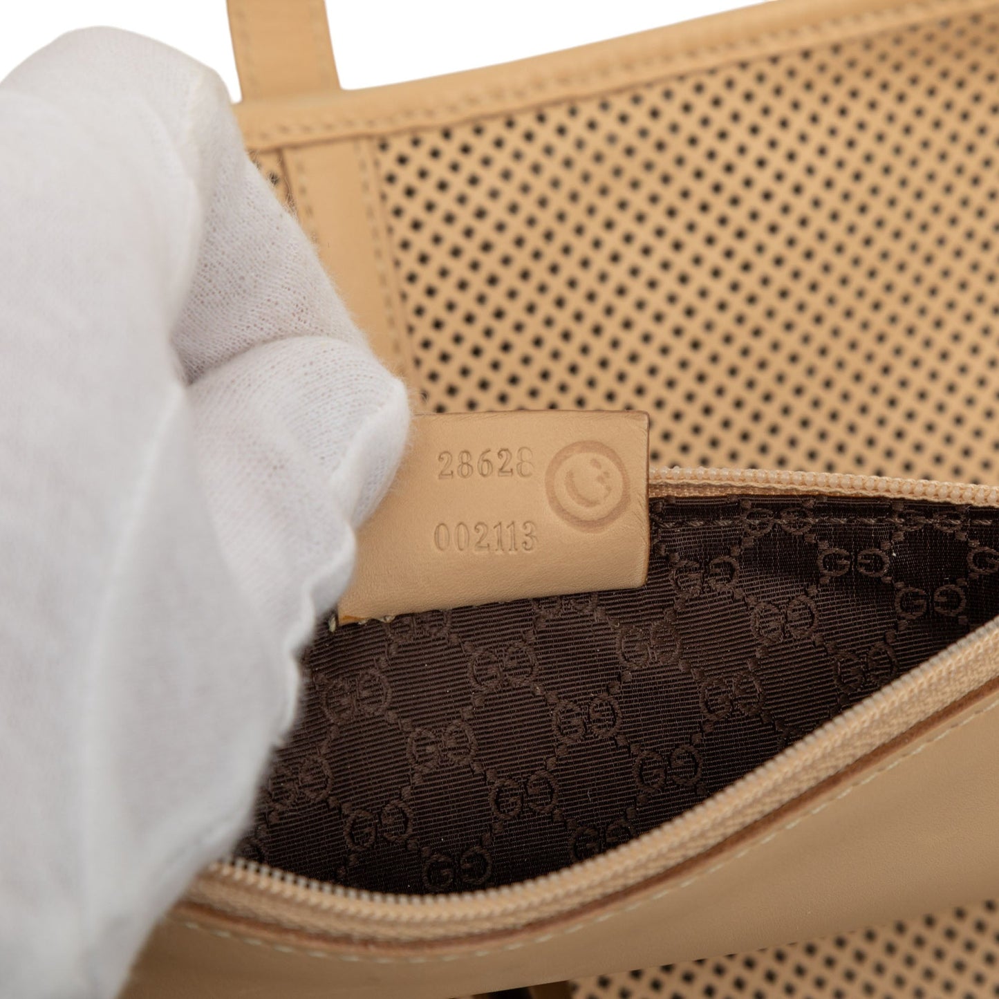 Gucci Perforated Calfskin Jackie Hobo