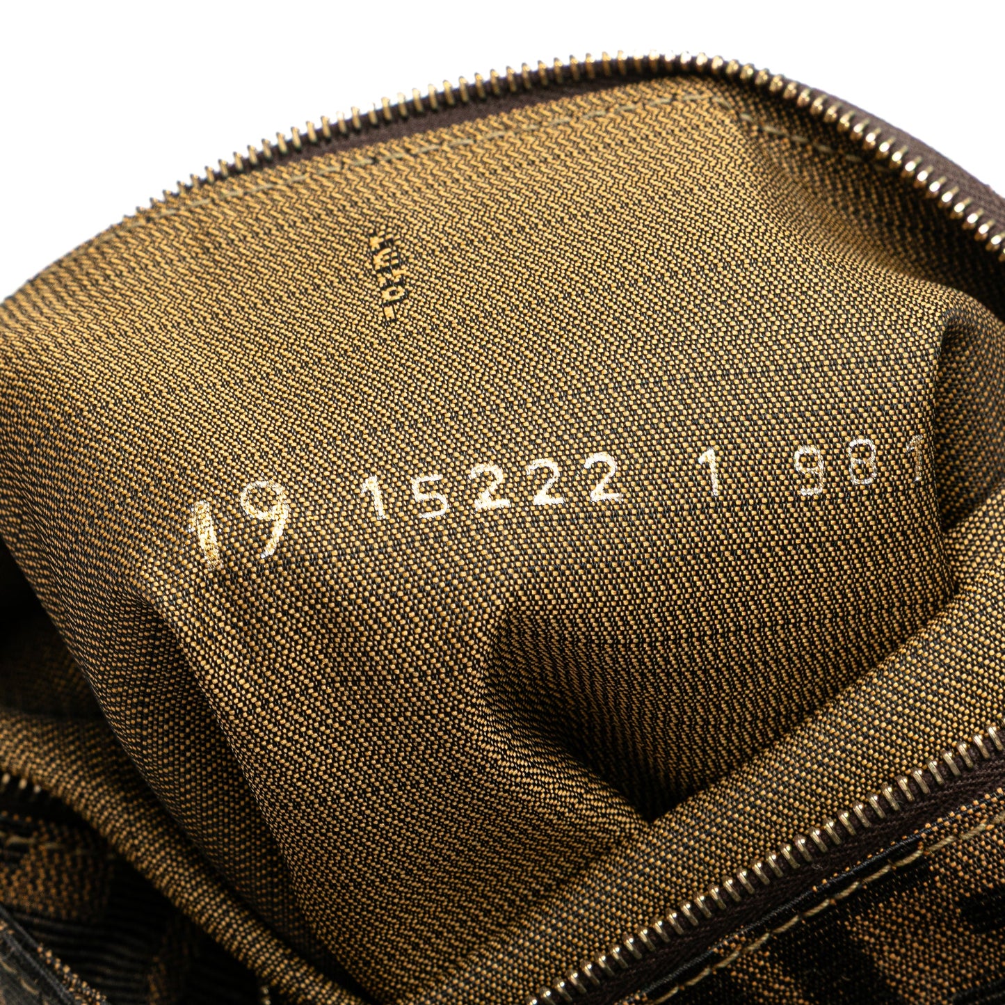 Fendi Zucca Canvas Shoulder Bag