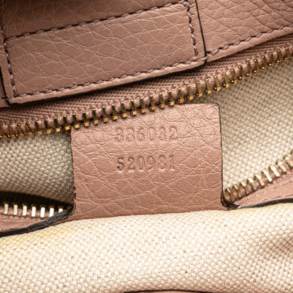 Gucci Small Calfskin Bamboo Shopper Satchel