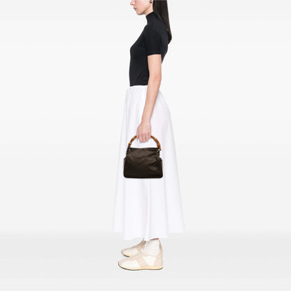 Gucci Nylon Bamboo Handbag