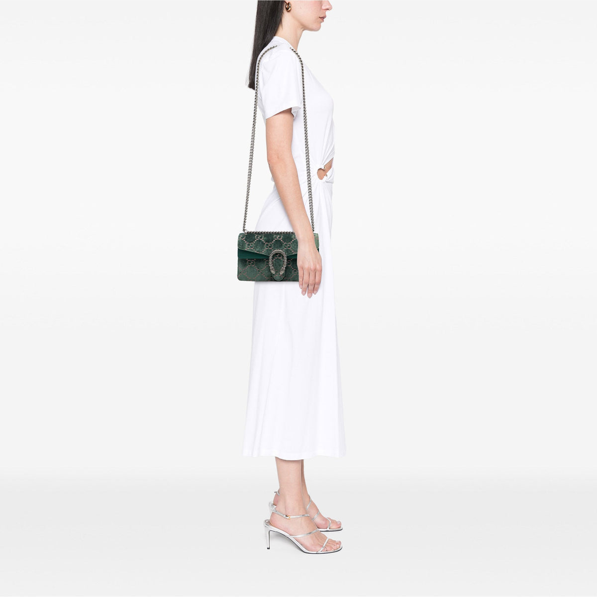 Gucci Medium GG Velvet Dionysus Crossbody