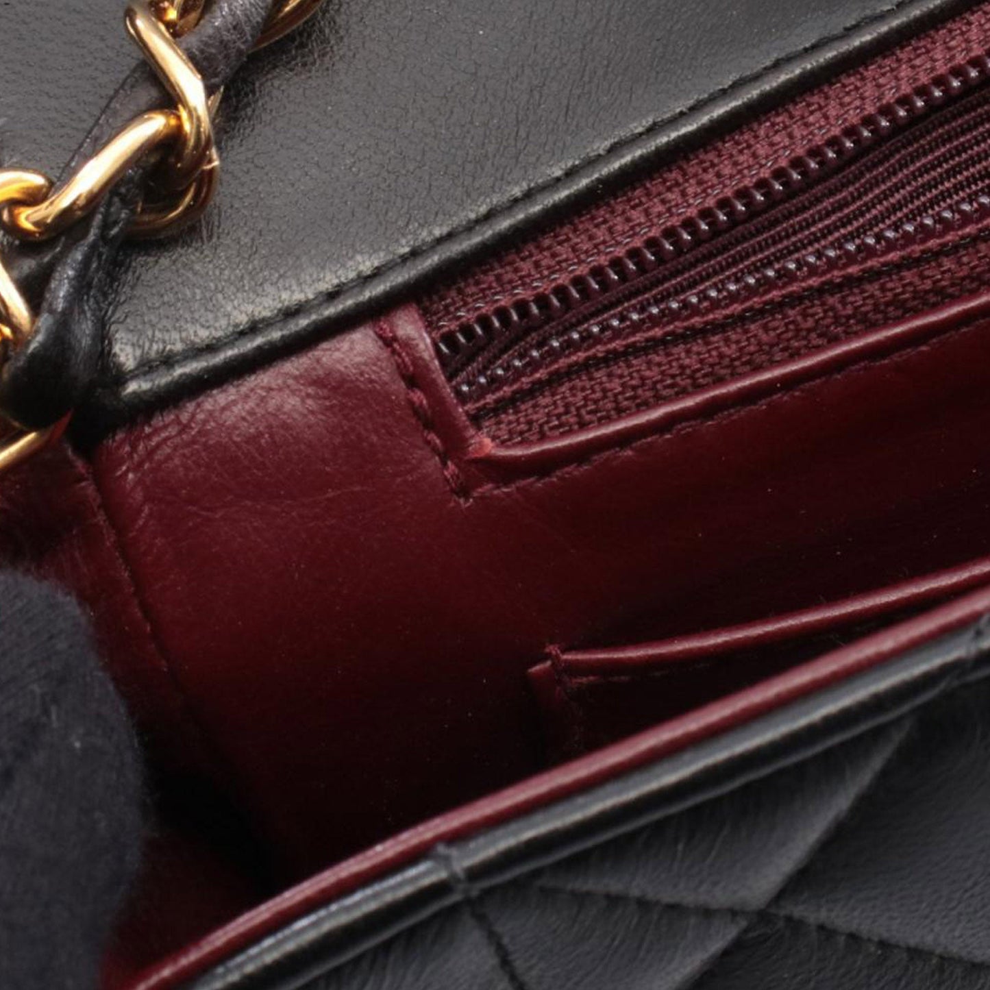 Chanel Medium Lambskin Diana Flap