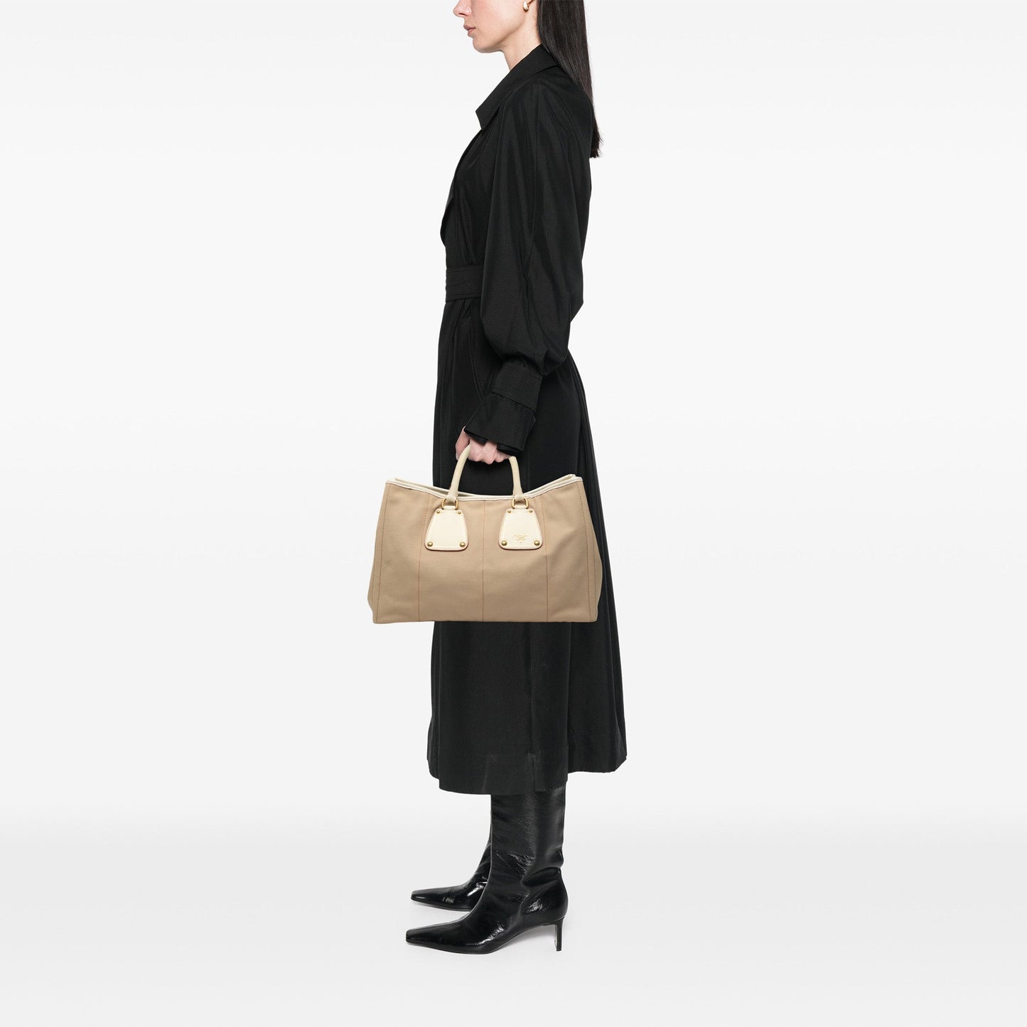 Prada Canvas Canapa Tote