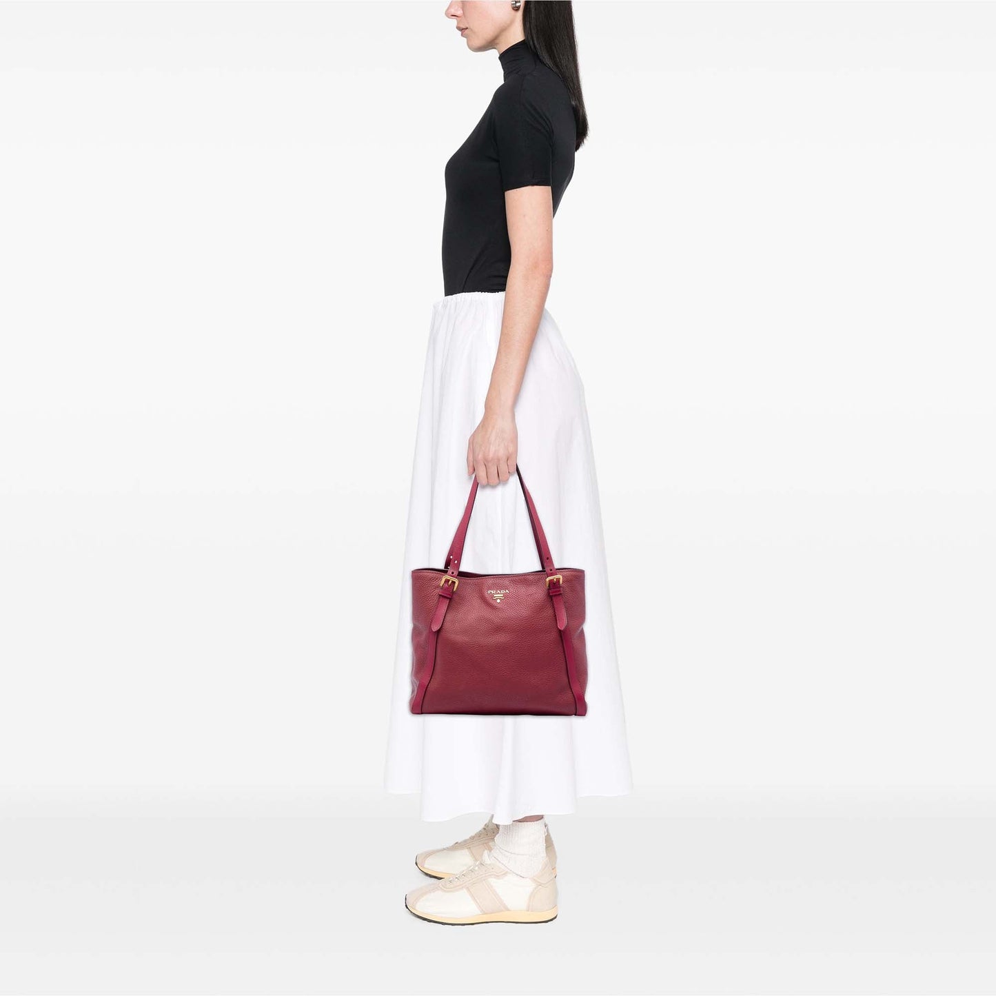 Prada Vitello Daino Shopping Tote