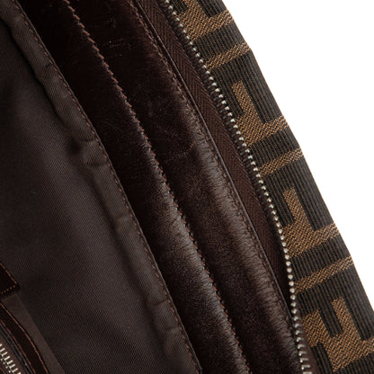 Fendi Zucca Canvas Shoulder Bag