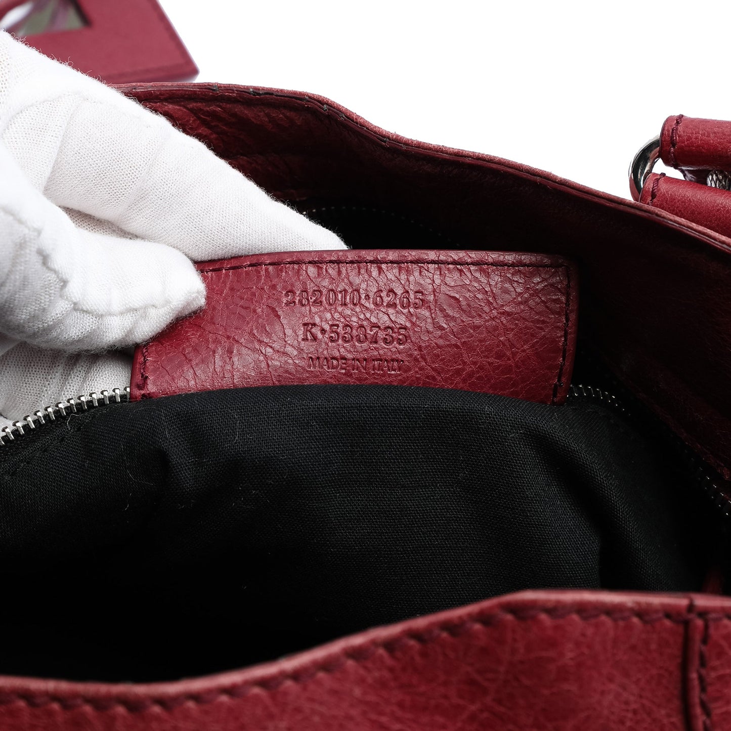 Balenciaga Lambskin Motocross Giant 12 Velo Satchel