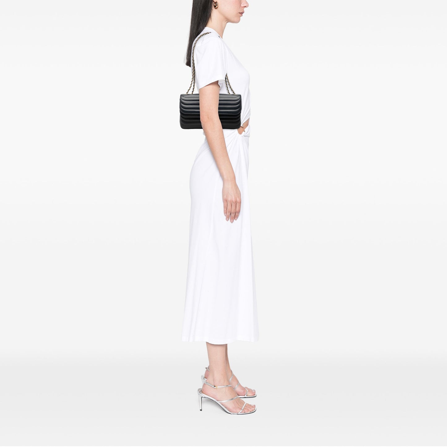 Chanel CC Horizontal Quilted Lambskin Double Flap