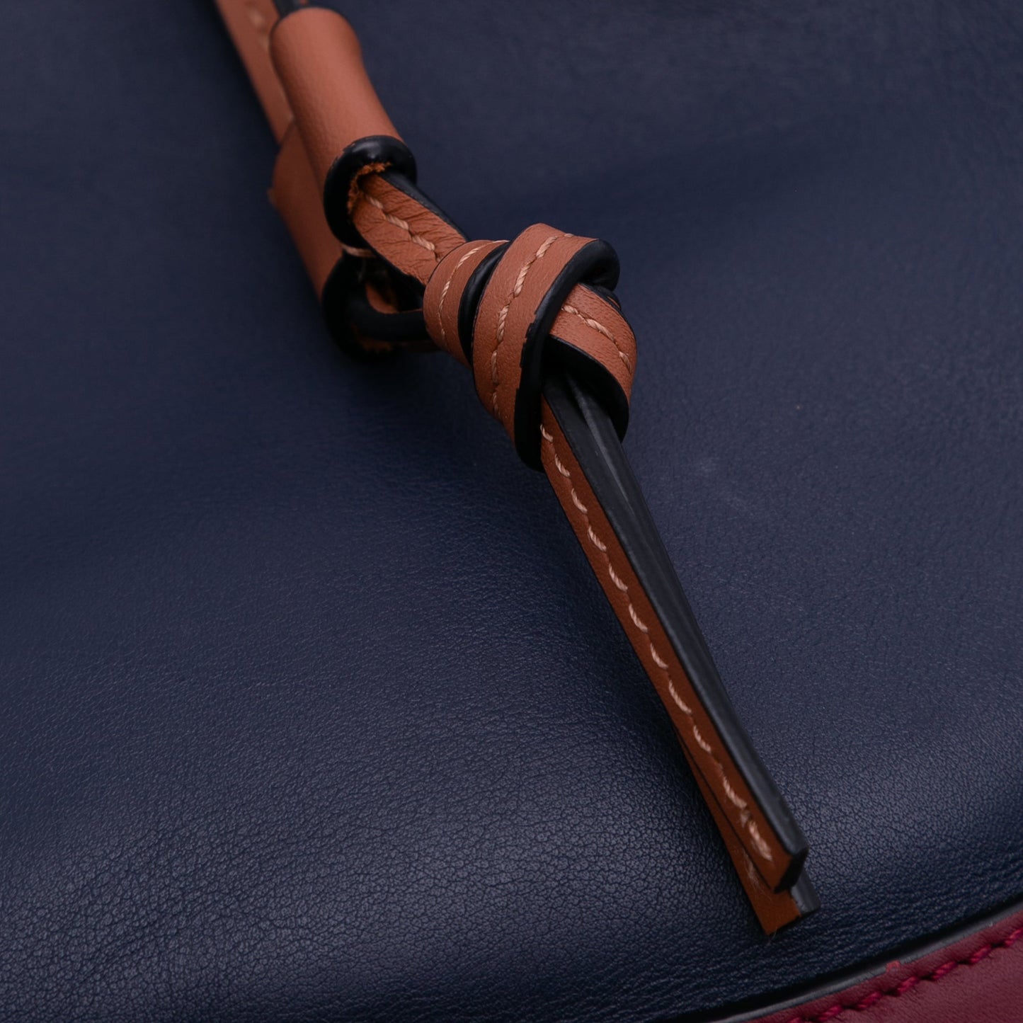 Loewe Small Leather Colorblock Horseshoe Crossbody