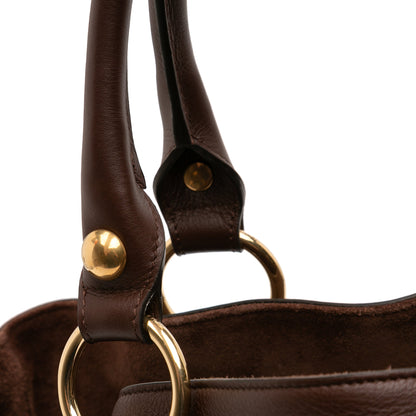 Celine Medium Leather Anita Tote