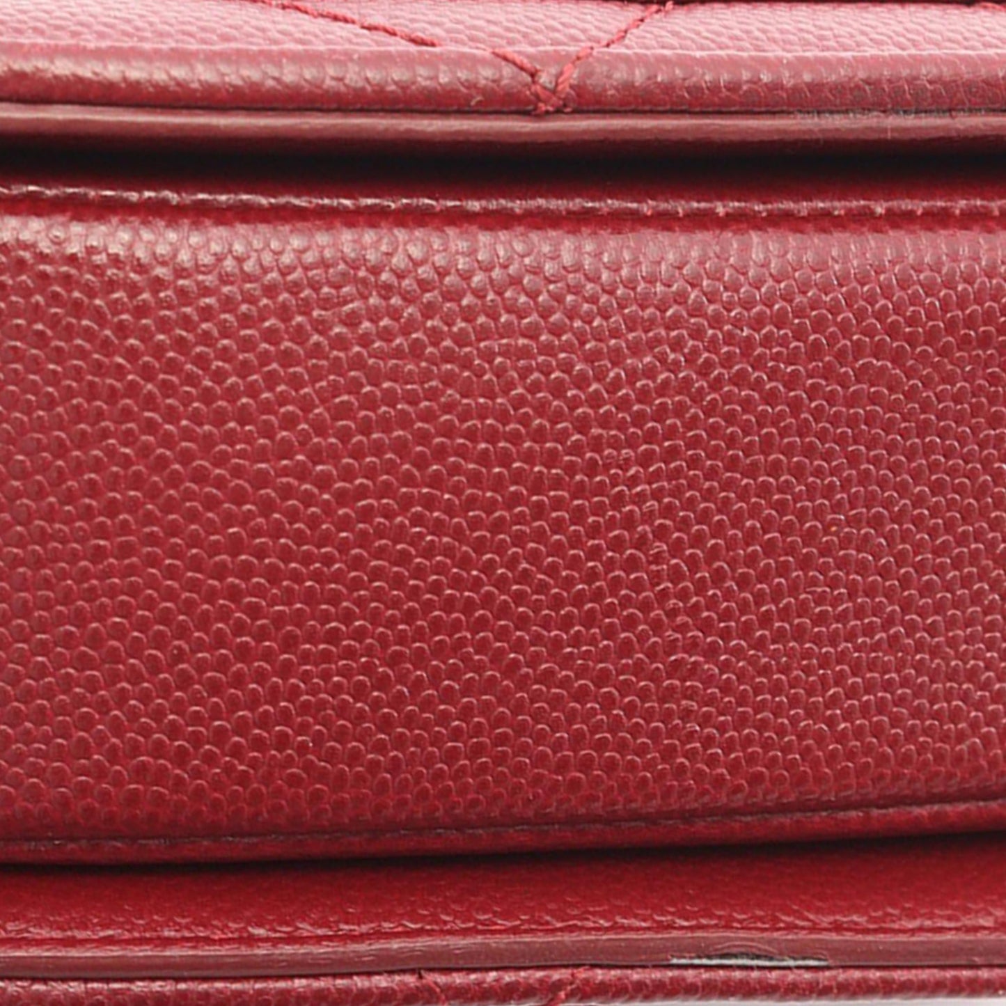 Chanel CC Quilted Caviar Round Moon Messenger Flap