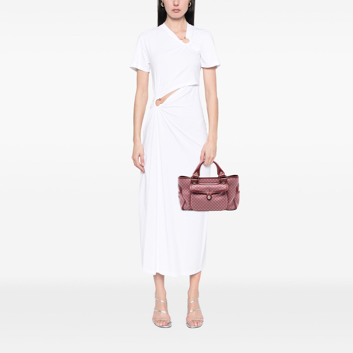 Celine Macadam Canvas Boogie Handbag