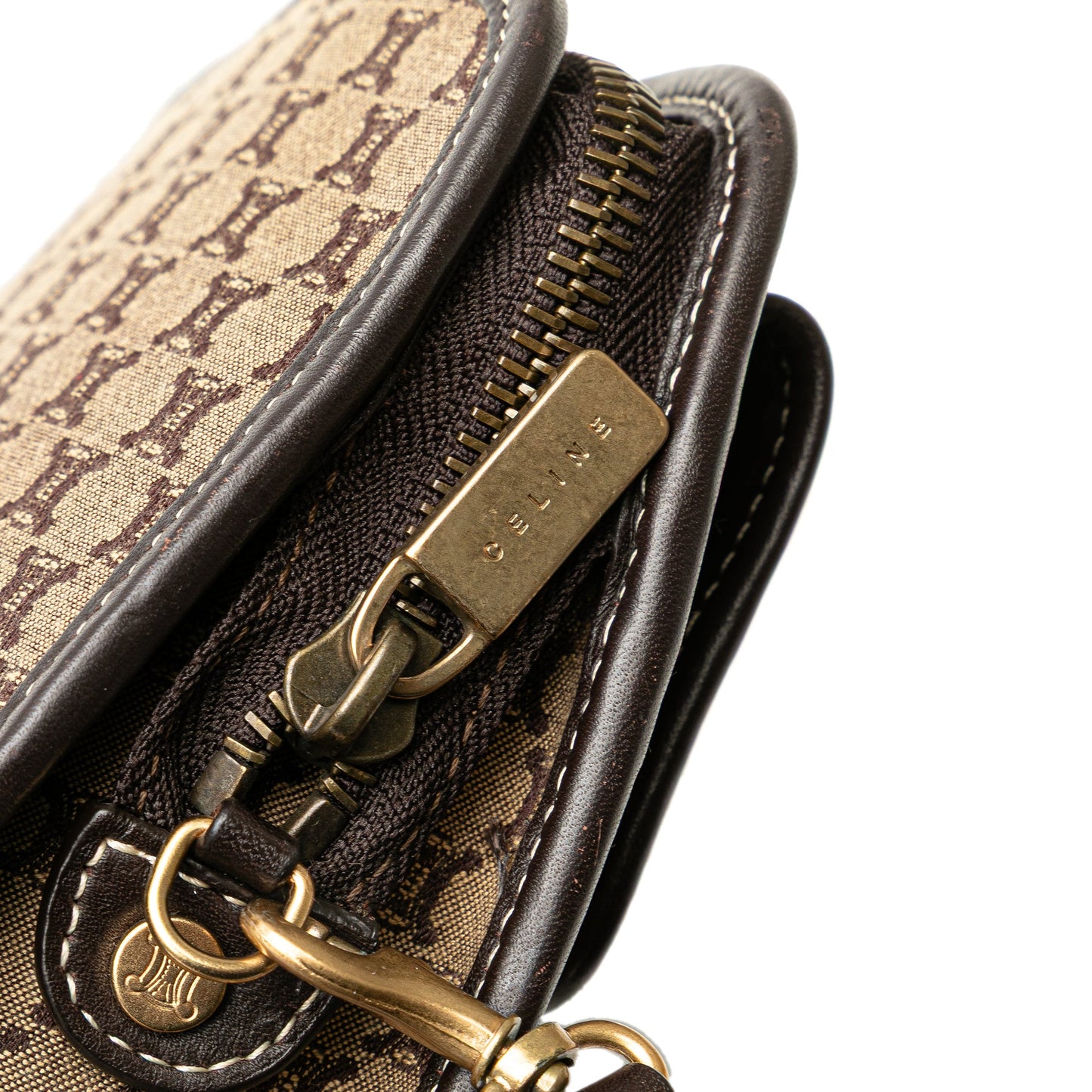 Celine Macadam Canvas Triomphe Handbag