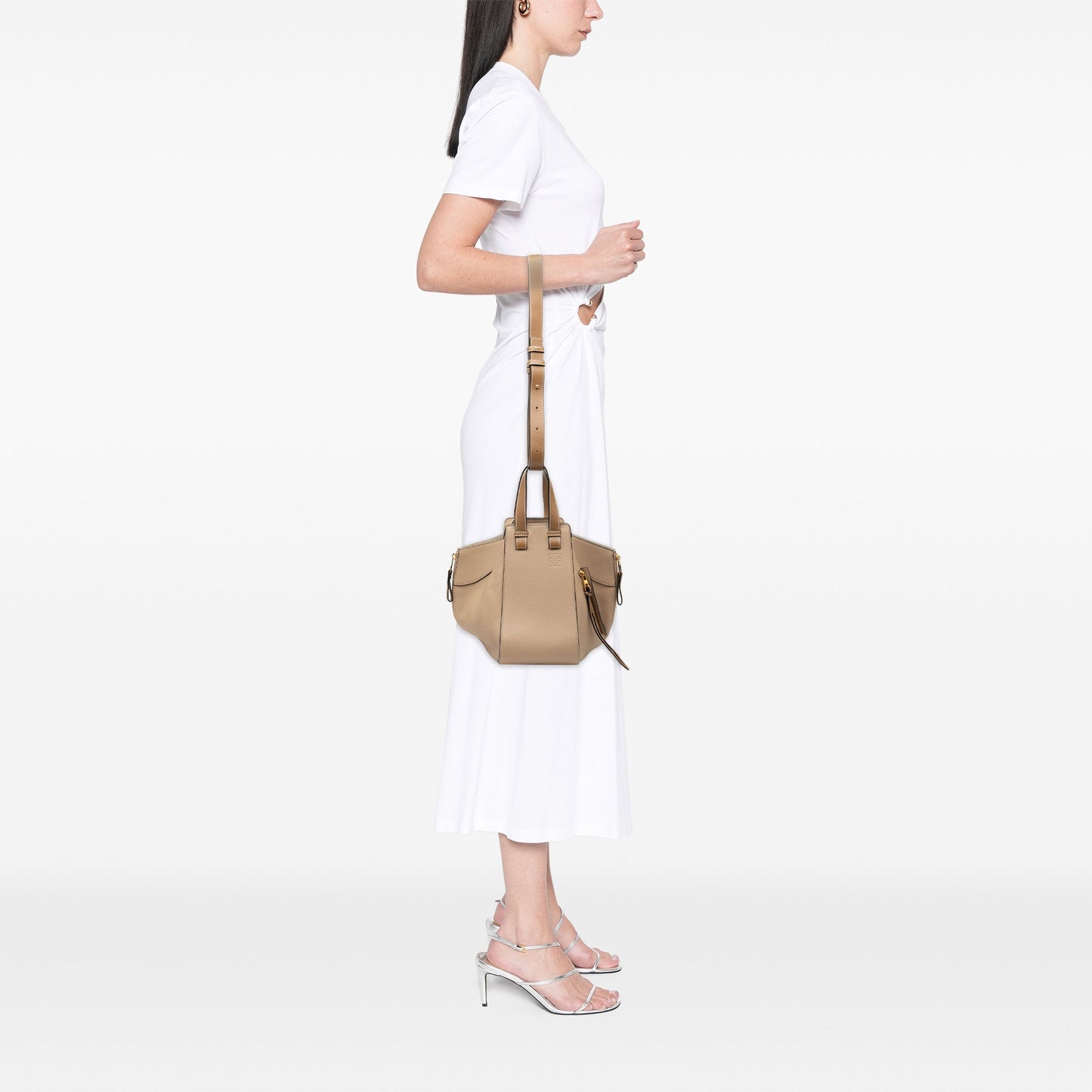 Loewe Small Leather Hammock Bag