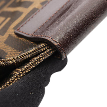 Fendi Canvas Zucca Shoulder Bag