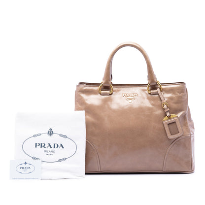 Prada Vitello Shine Satchel