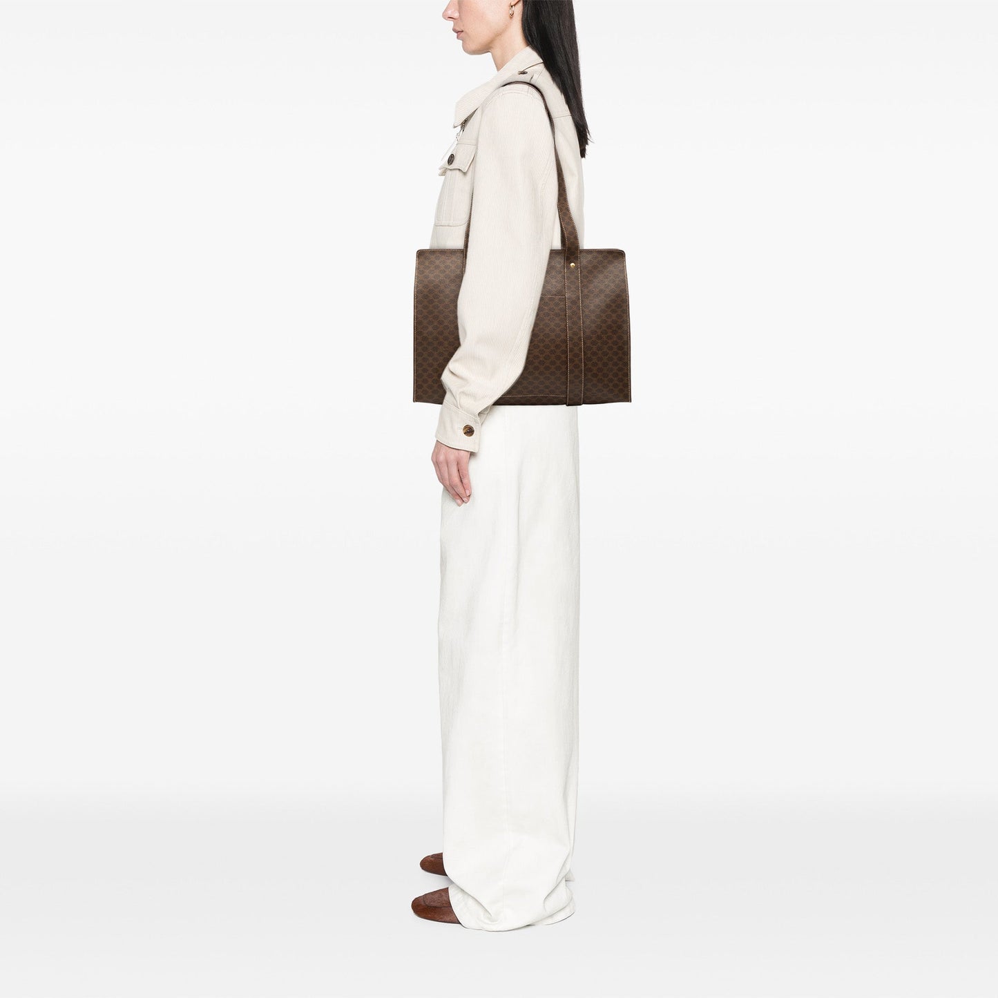 Celine Macadam Coated Canvas Tote