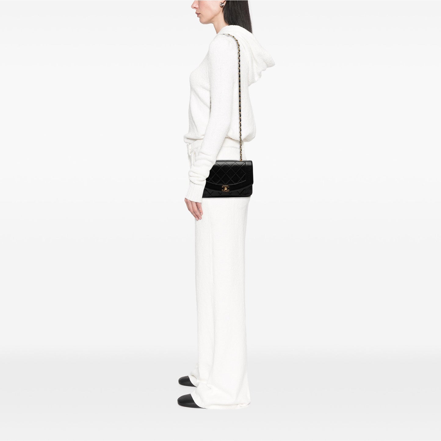 Chanel Small Lambskin Diana Flap