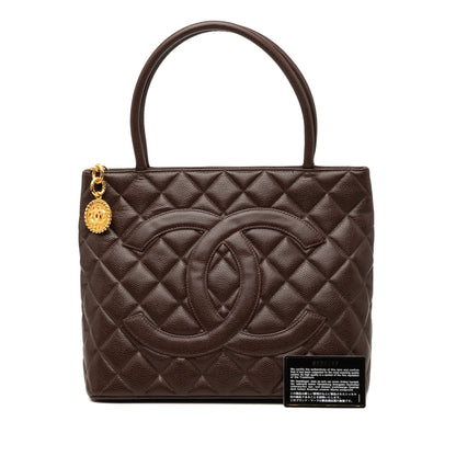 Chanel Caviar Medallion Tote