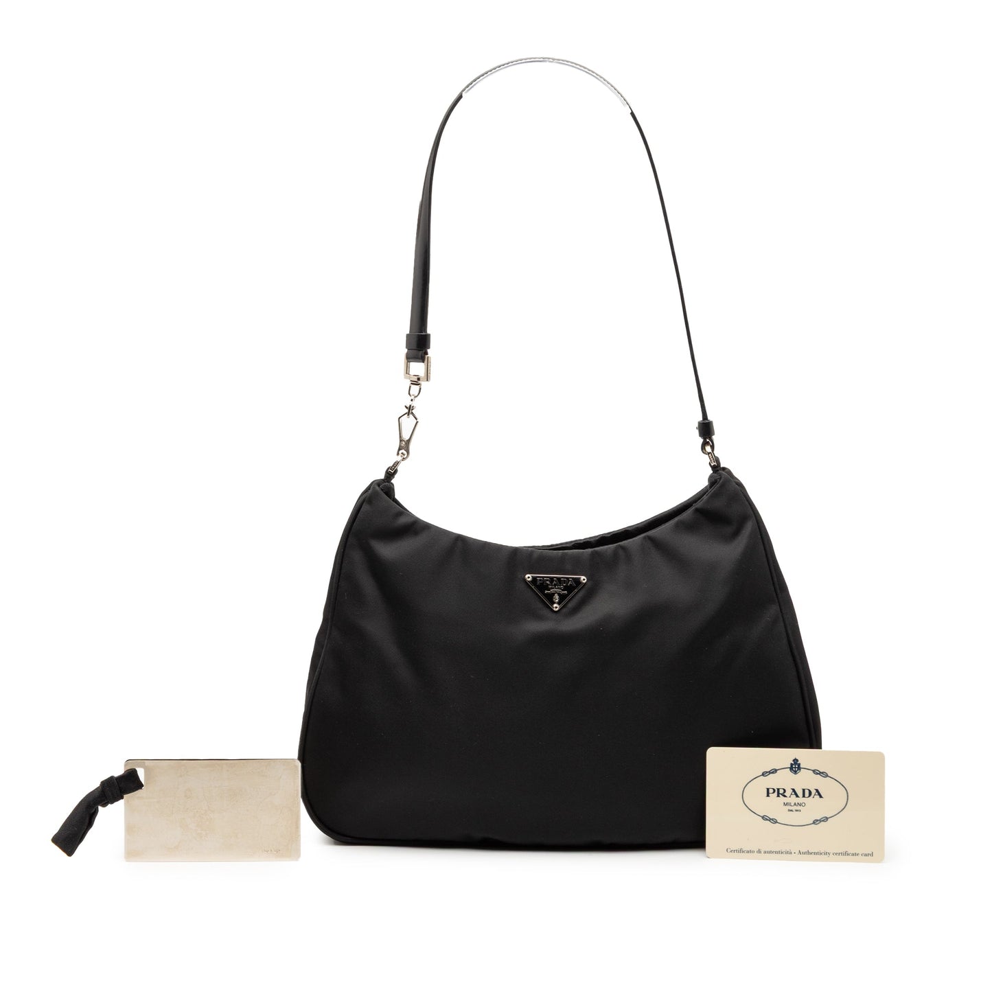 Prada Tessuto Cleo Shoulder Bag