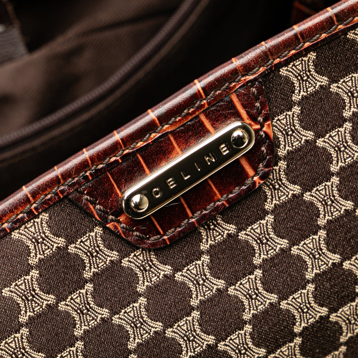 Celine Macadam Canvas Tote