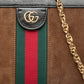Gucci Small Suede Ophidia Chain Crossbody