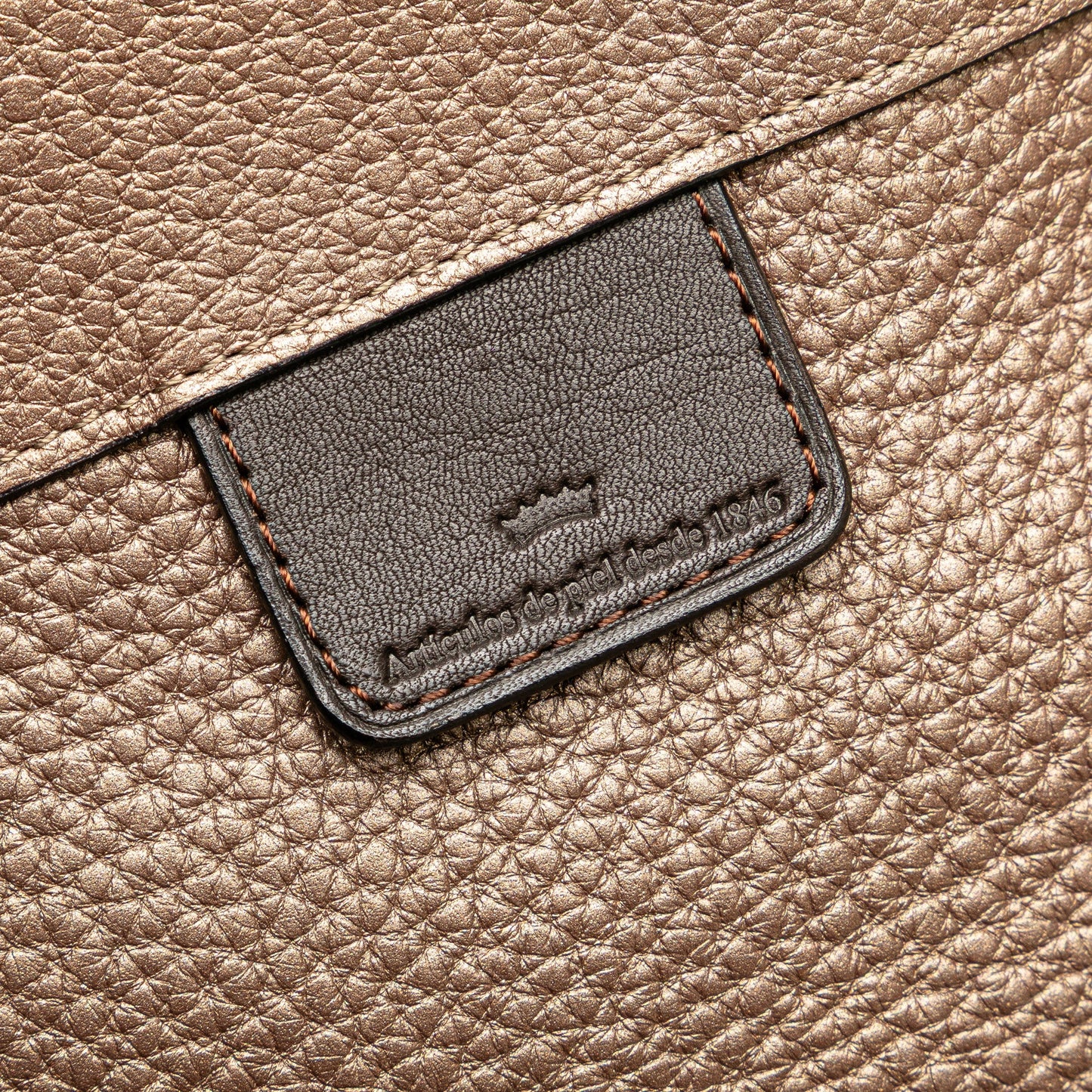 Loewe Anagram Leather Fusta Tote