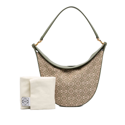 Loewe Anagram Canvas Luna Hobo