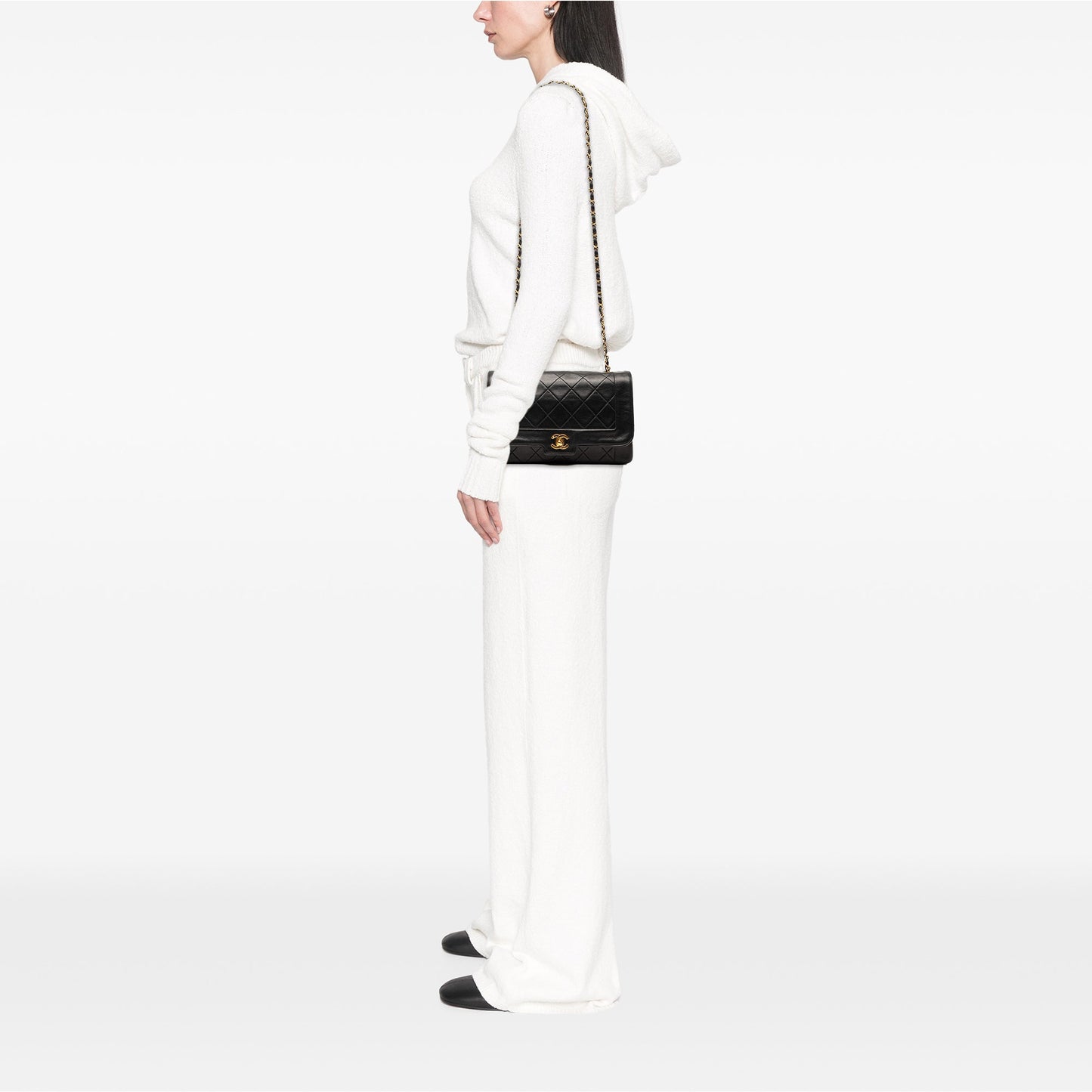 Chanel Medium Lambskin Diana Flap