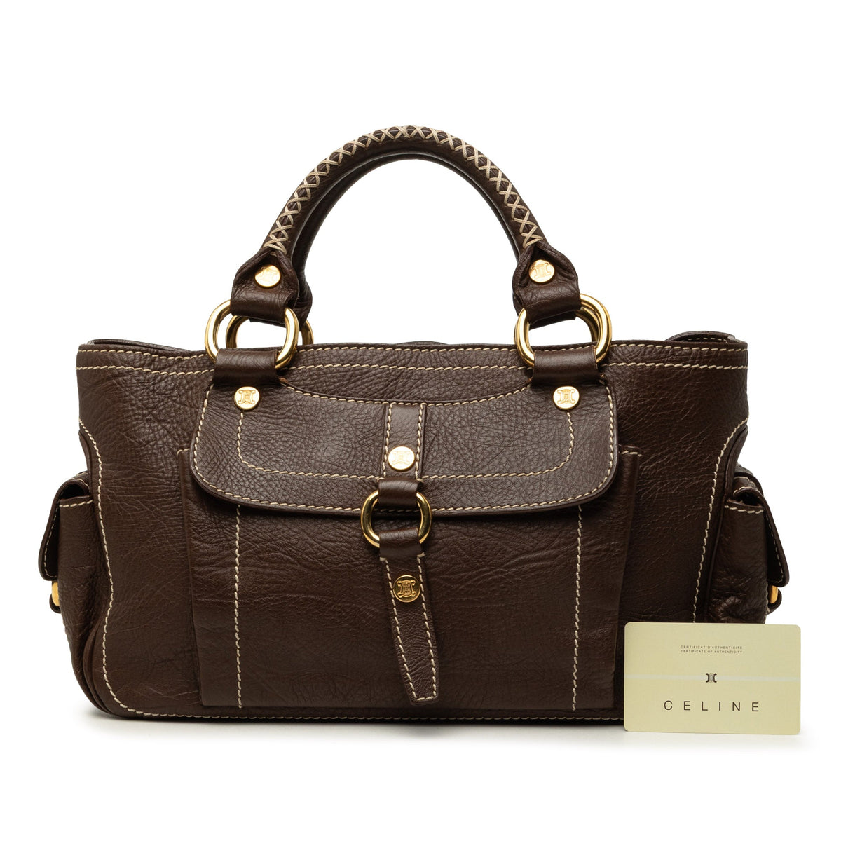 Celine Macadam Canvas Boogie Handbag