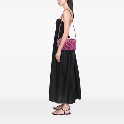 Miu Miu Bolso Satchel Bauletto con Fruncido Vitello Lux