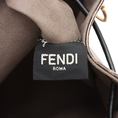 Fendi FF 1974 Glazed Fabric Stamp Patch Mon Tresor Bucket Bag