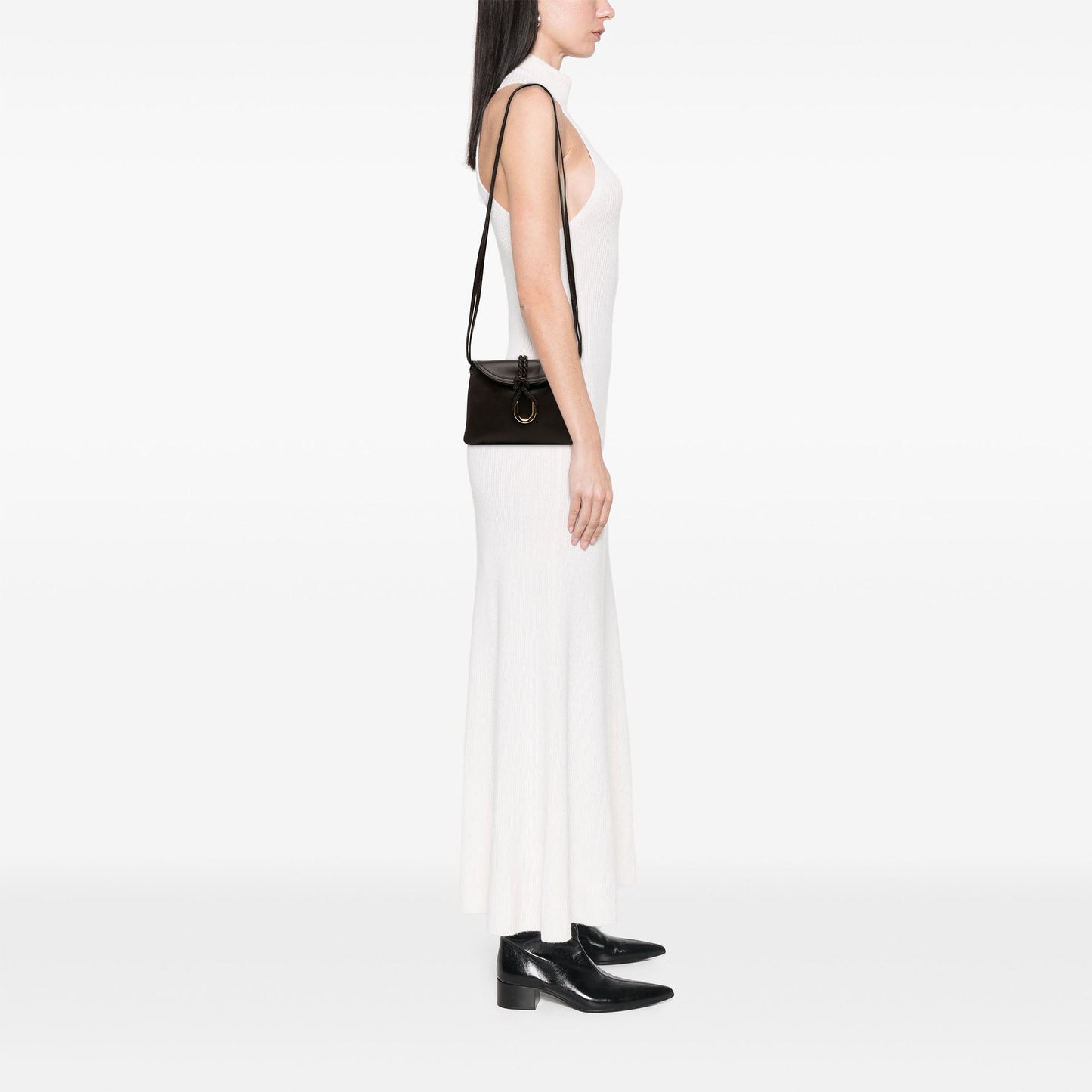 Bottega Veneta Baby Calfskin Liberta Crossbody