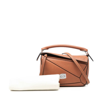 Loewe Mini Calfskin Puzzle Satchel