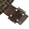 Fendi Zucca Canvas Shoulder Bag
