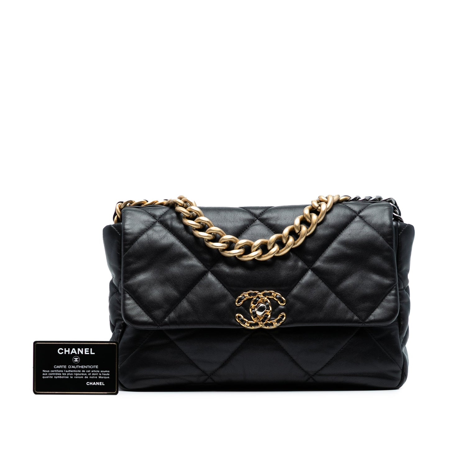 Chanel Large Lambskin 19 Flap