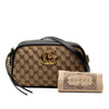 Gucci Small GG Marmont Matelasse GG Canvas and Leather Crossbody
