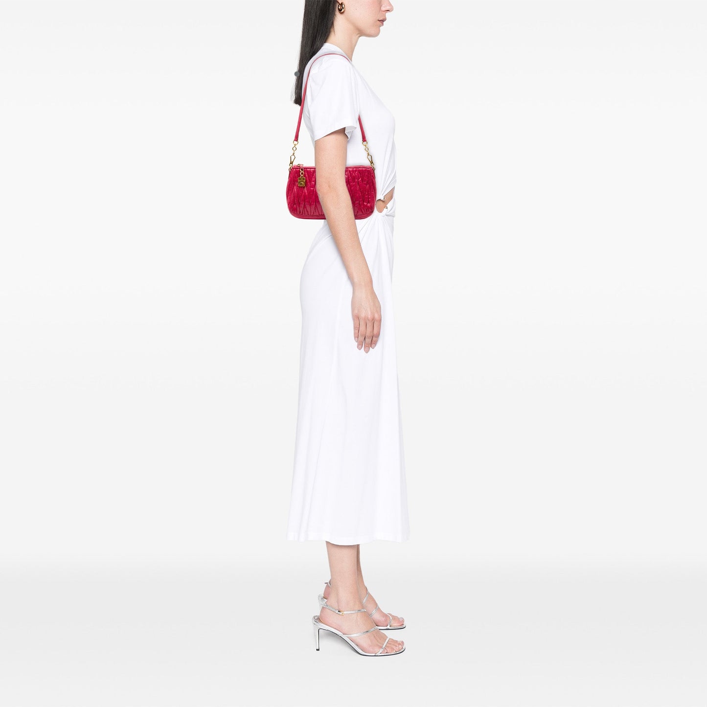 Miu Miu Matelasse Leather Shoulder Bag