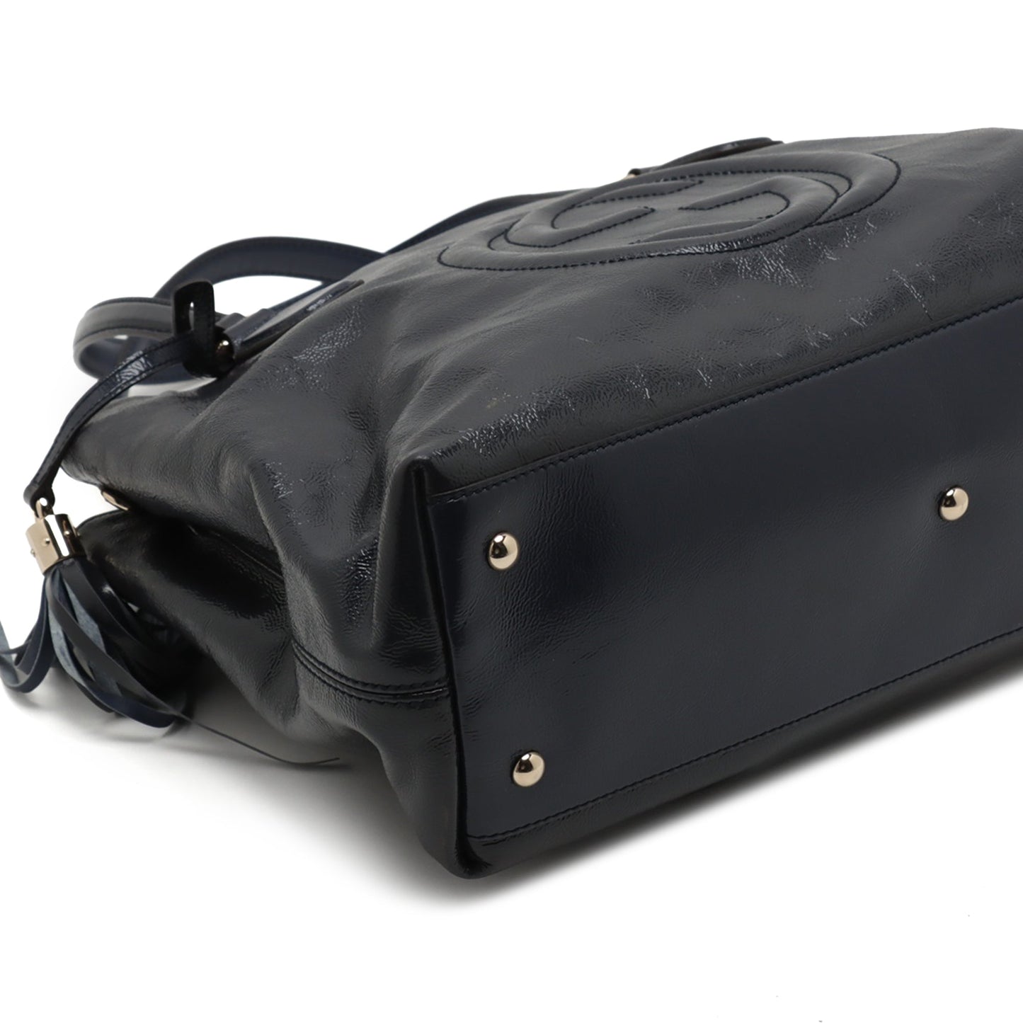 Gucci Medium Patent Soho Working Satchel