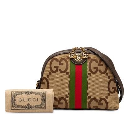 Gucci Small Jumbo GG Canvas Web Ophidia Dome Crossbody