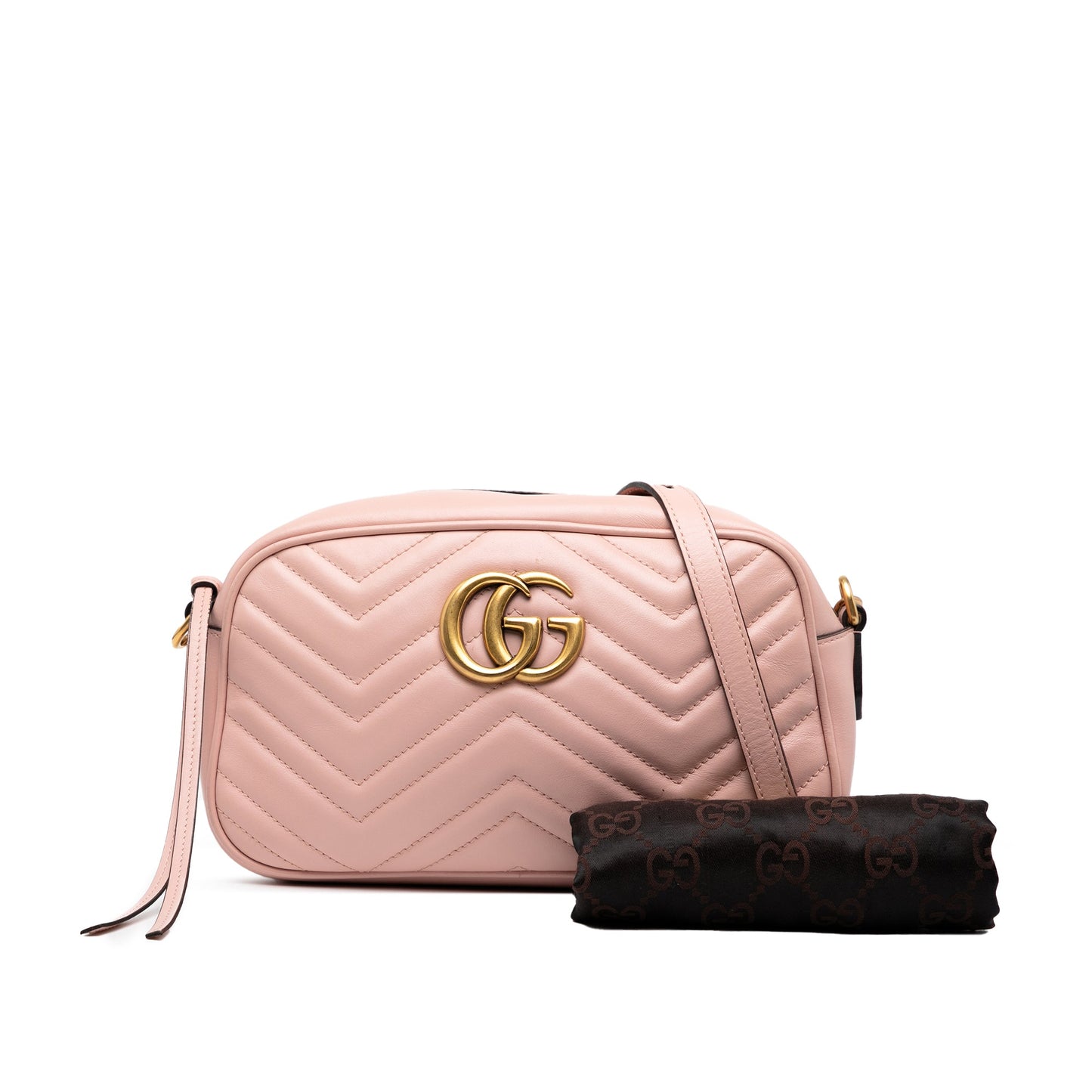 Gucci Small GG Marmont Matelasse Leather Crossbody