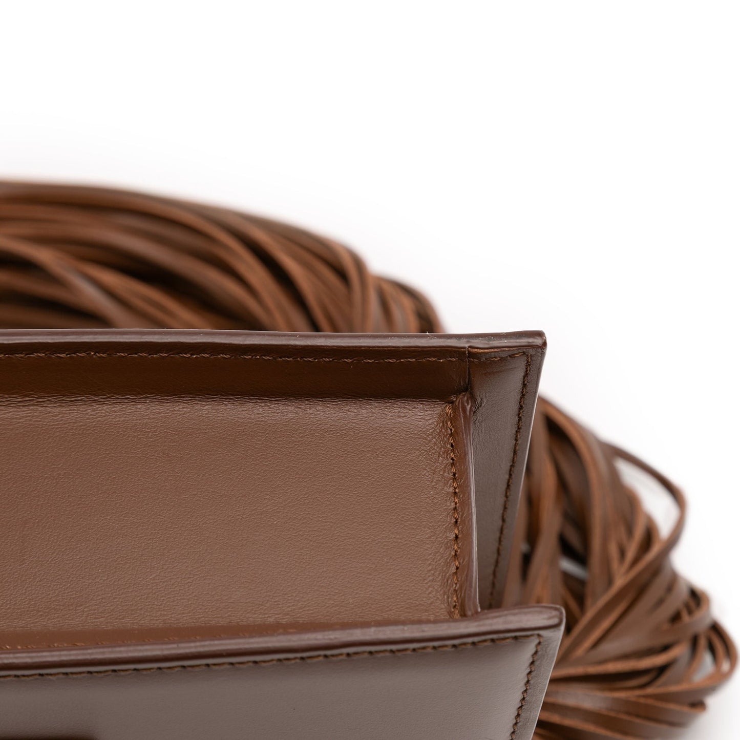 Jacquemus Leather Le Bambino Long Ficiu