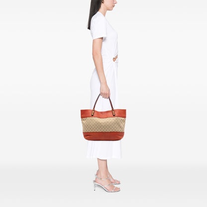 Gucci Large GG Canvas Laidback Crafty Tote