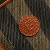 Fendi Pequin Coated Canvas Dome Satchel
