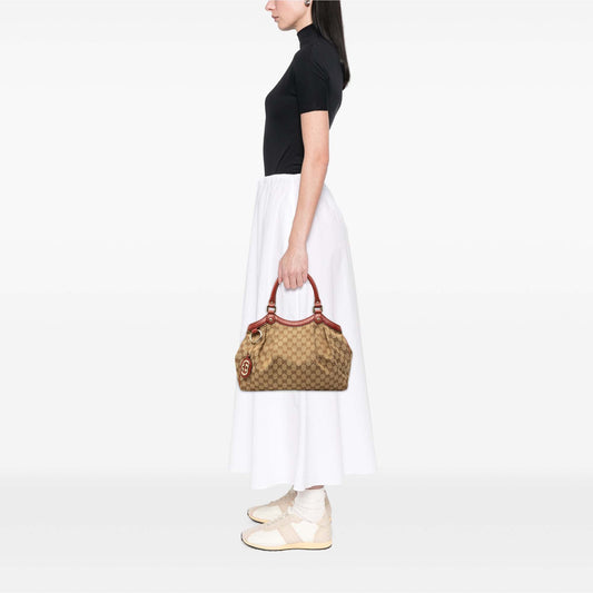 Gucci Medium GG Canvas Sukey Tote