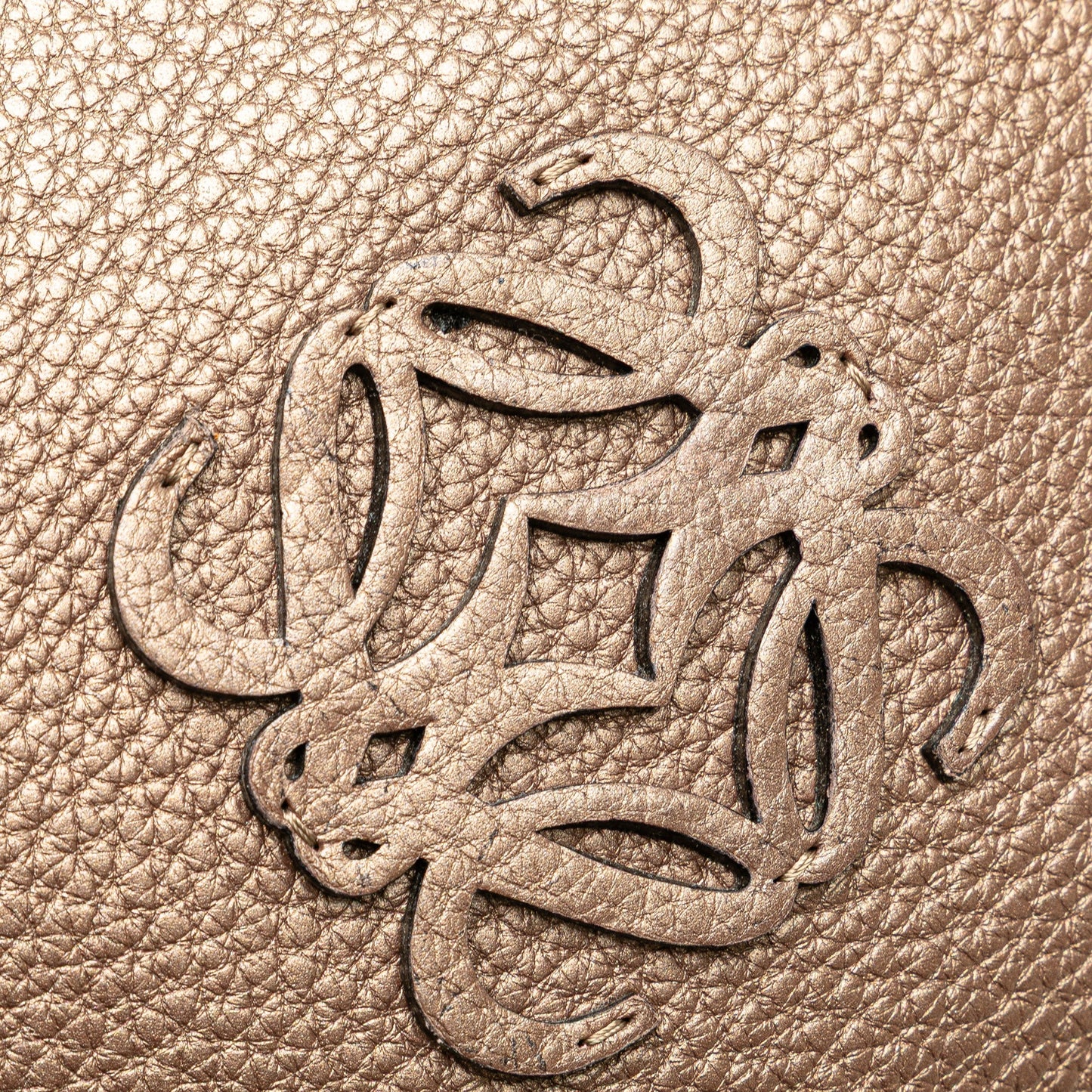 Loewe Anagram Leather Fusta Tote